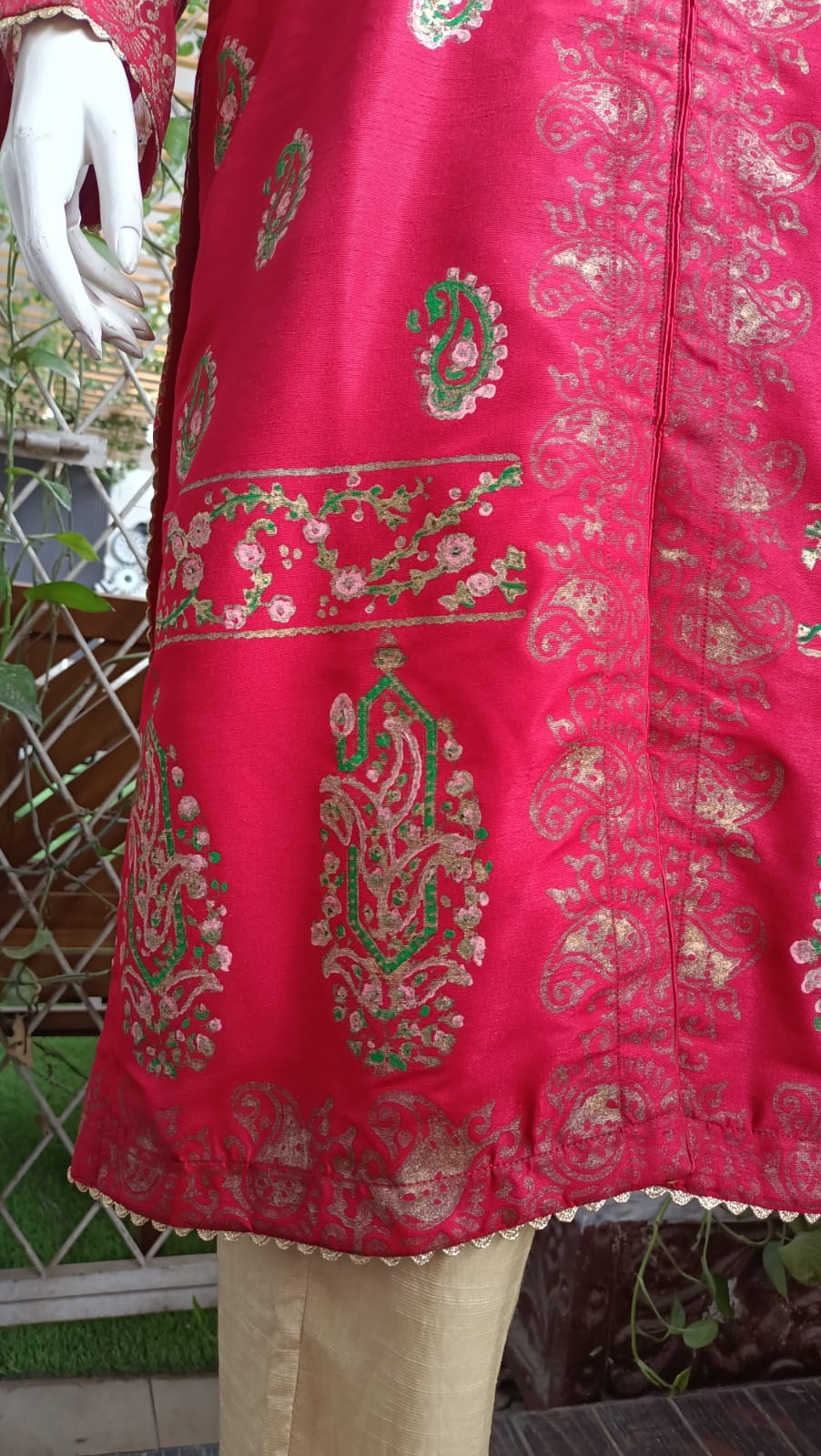 Unique Block Printed Dress,Made With Love