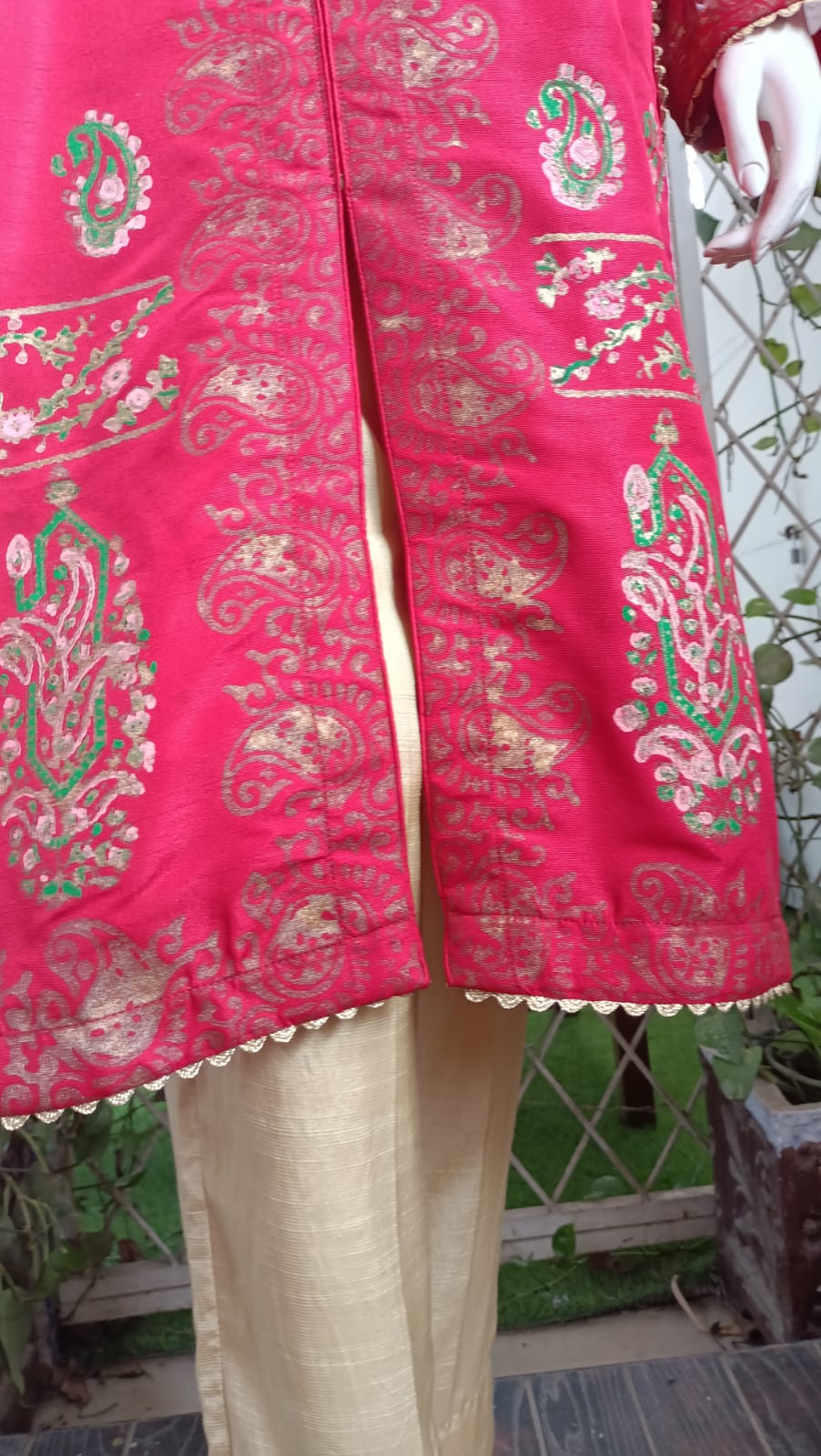 Unique Block Printed Dress,Made With Love