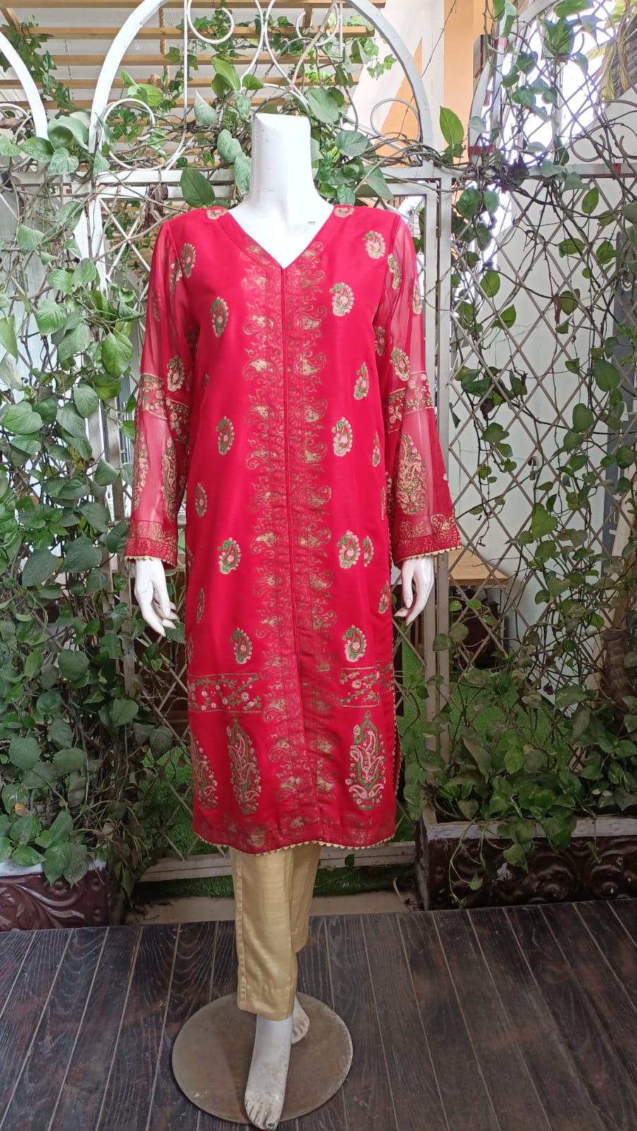 Unique Block Printed Dress,Made With Love