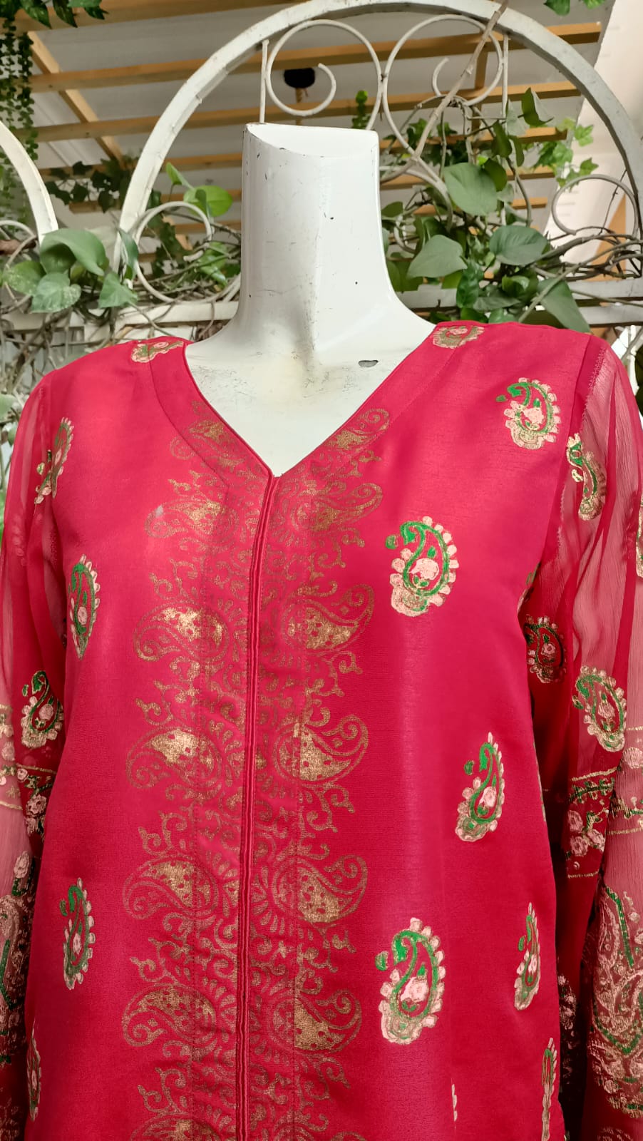 Unique Block Printed Dress,Made With Love