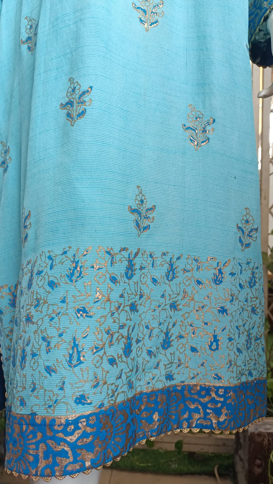 Unique Block Printed Dress,Made With Love