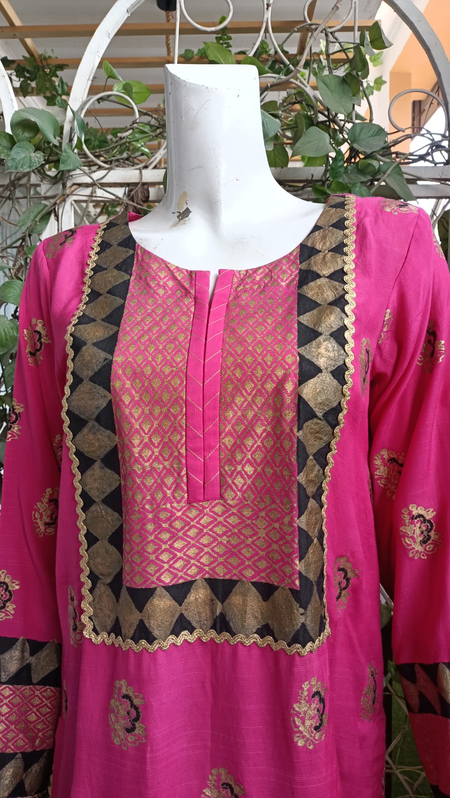 Unique Block Printed Dress,Made With Love