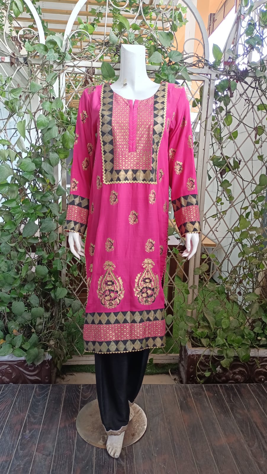 Unique Block Printed Dress,Made With Love