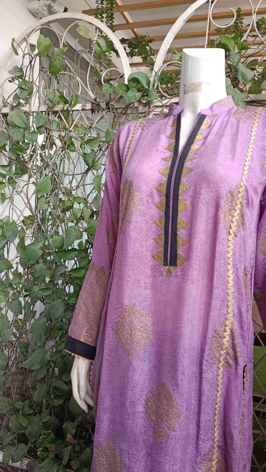 Unique Block Printed Dress,Made With Love