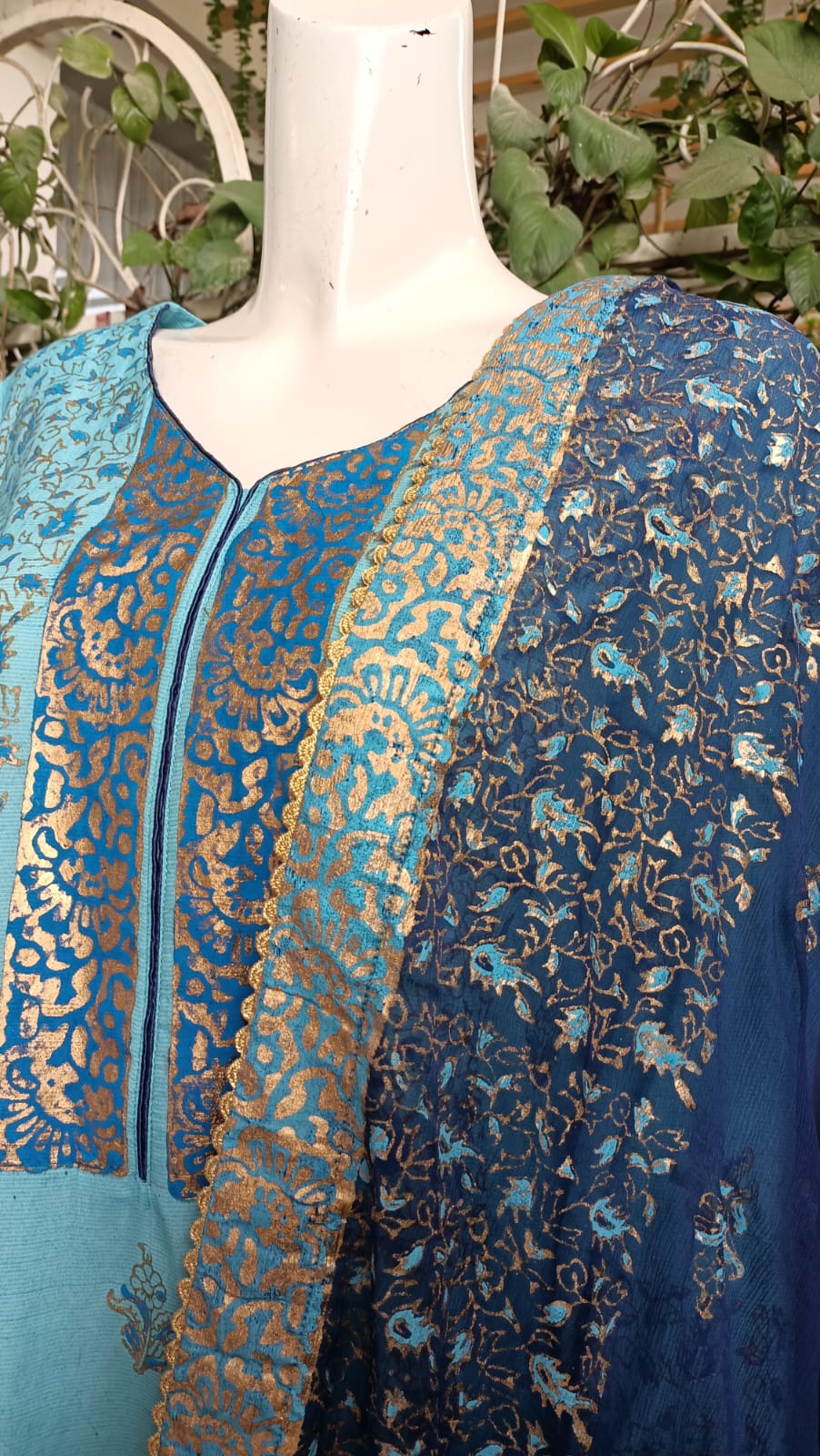 Unique Block Printed Dress,Made With Love