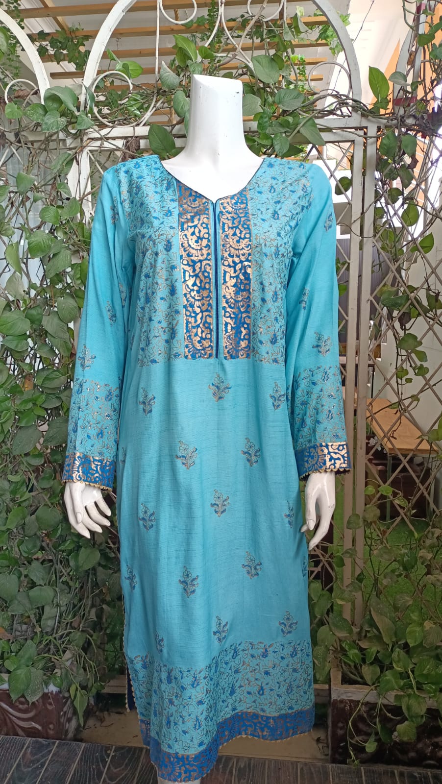 Unique Block Printed Dress,Made With Love