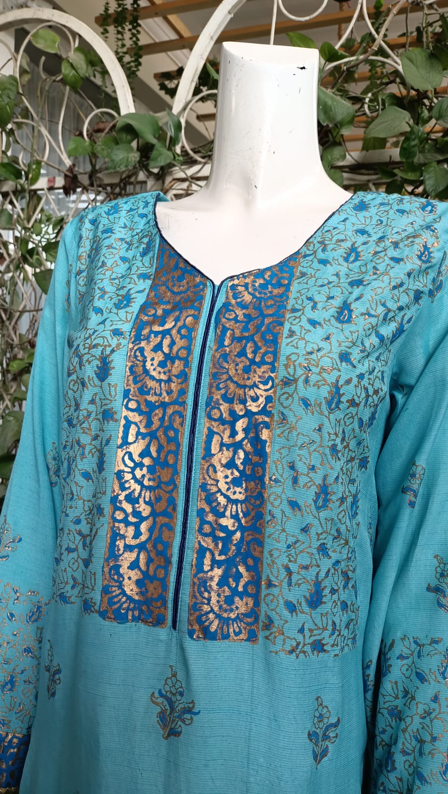 Unique Block Printed Dress,Made With Love