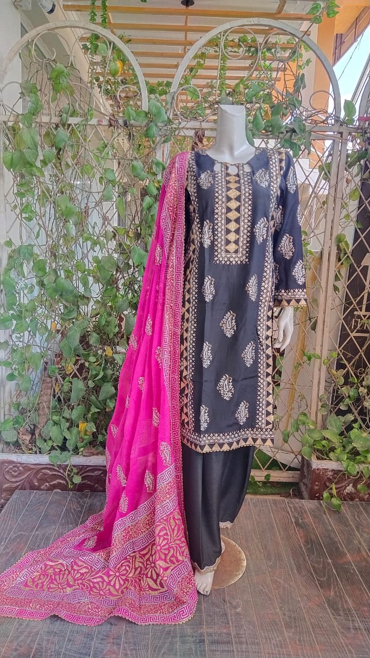 Unique Block Printed Dress,Made With Love