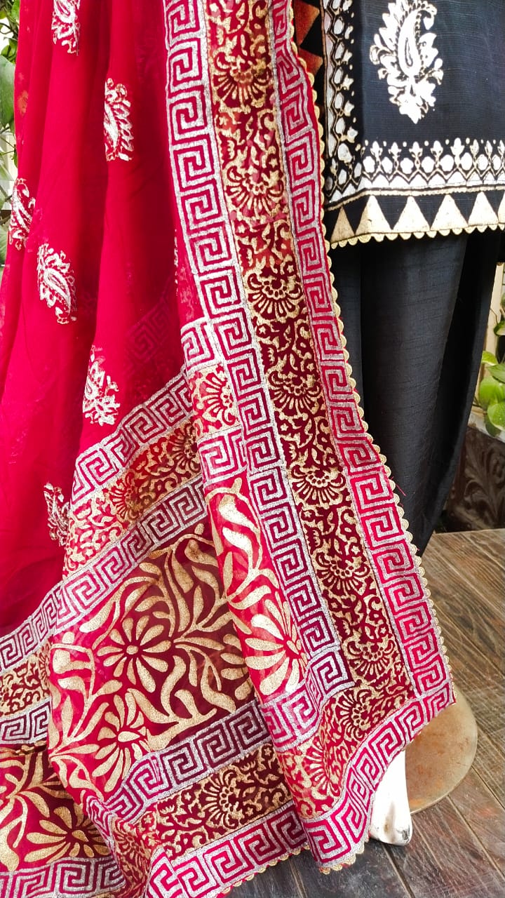 Unique Block Printed Dress,Made With Love