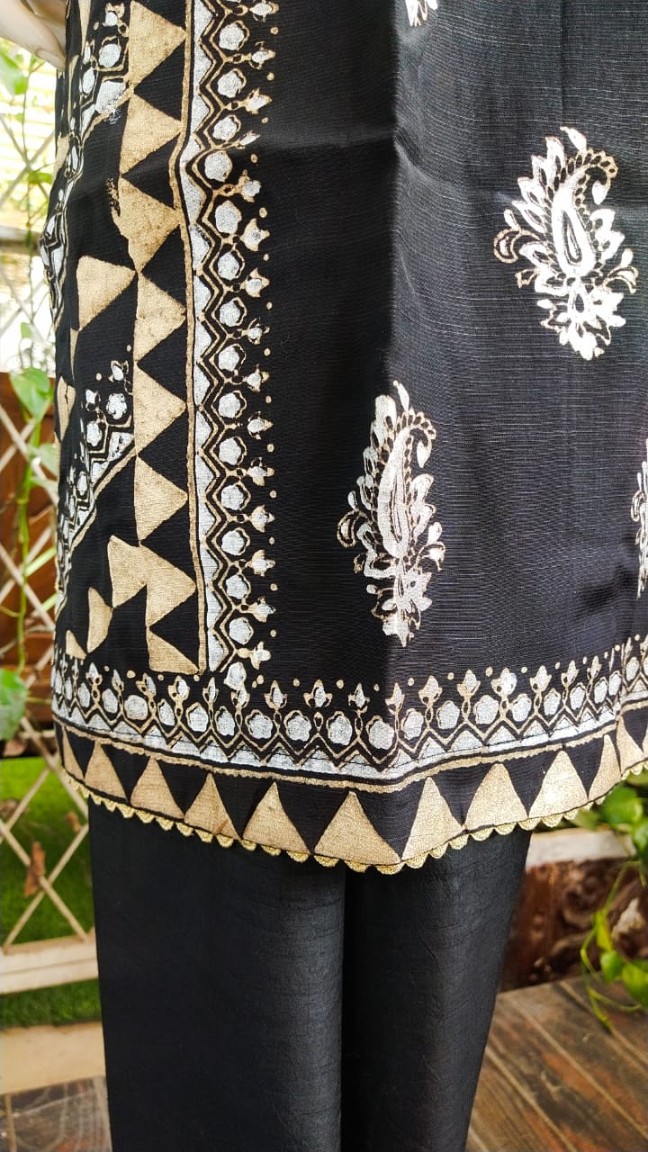 Unique Block Printed Dress,Made With Love