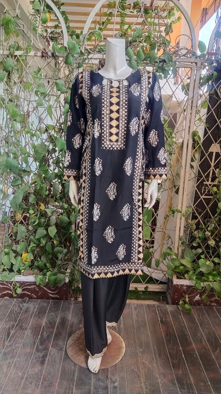 Unique Block Printed Dress,Made With Love