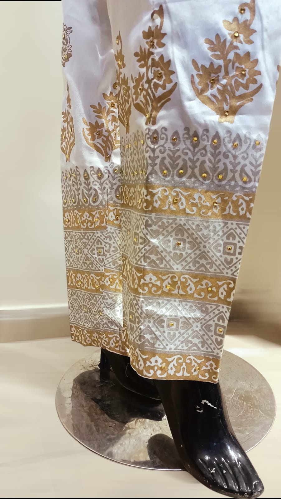 block printed trouser pants ready made