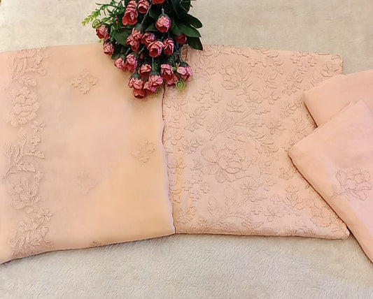 Raw Silk Party Wear - SUNNY Embroidery Creations