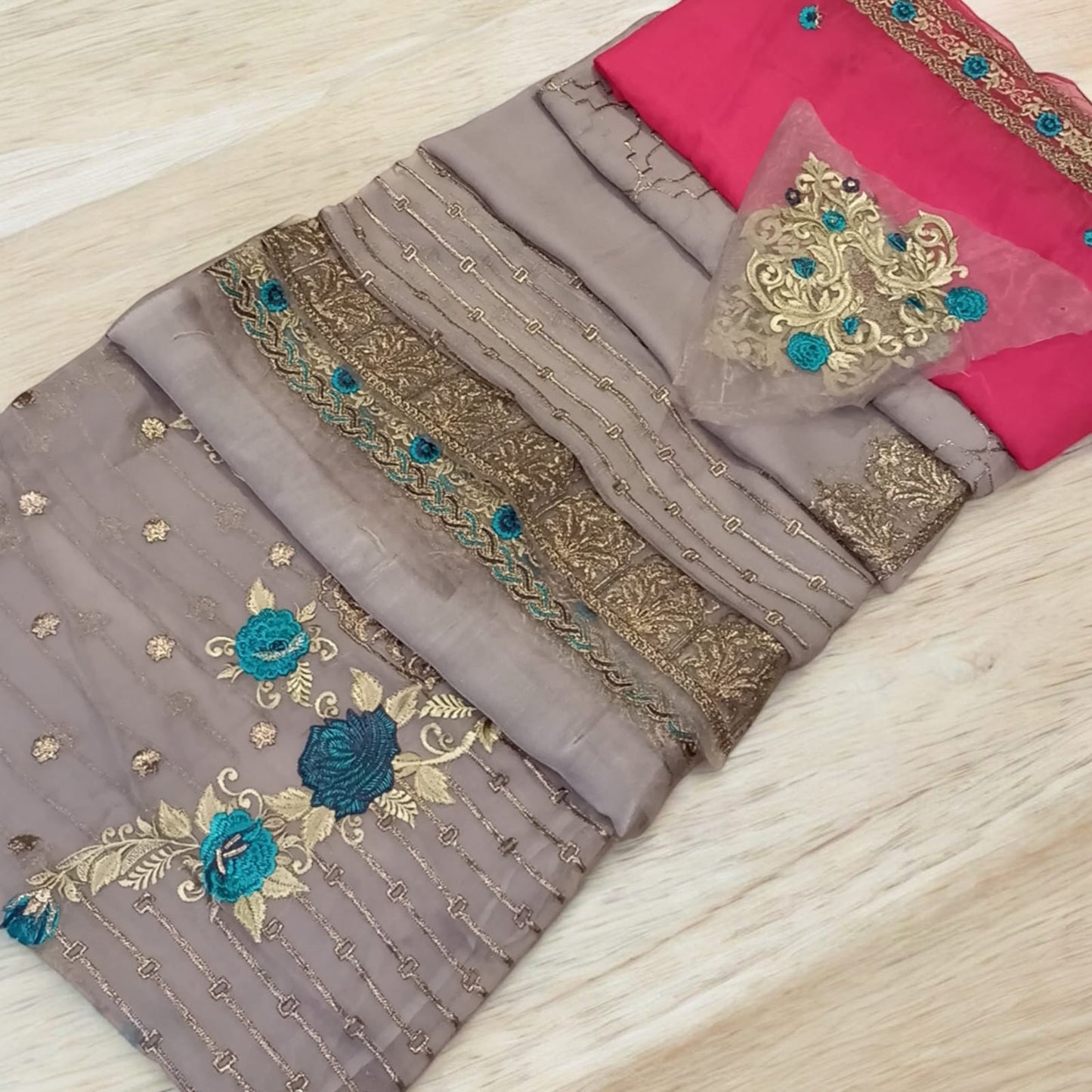 Luxury Party Wear Dress - SUNNY Embroidery Creations