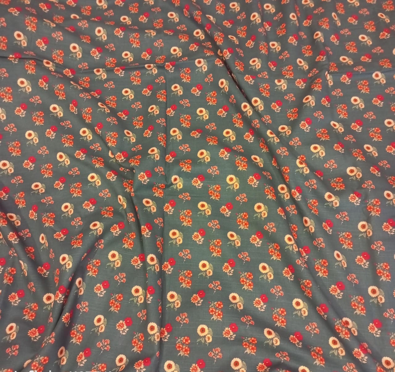 Printed Khaddar Casual Dress - SUNNY Embroidery Creations