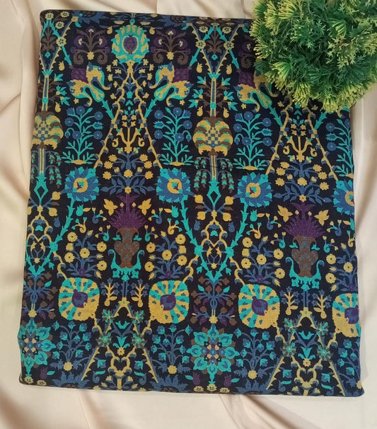 Printed Khaddar Casual Dress - SUNNY Embroidery Creations