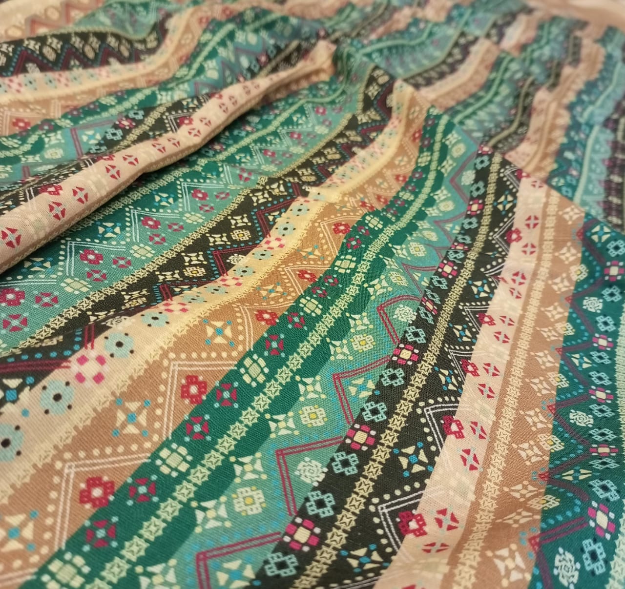Printed Khaddar Casual Dress - SUNNY Embroidery Creations