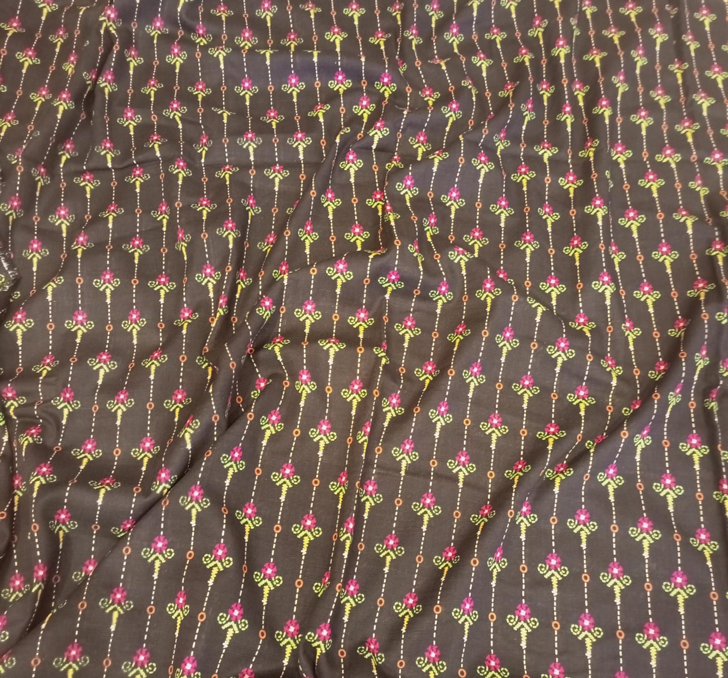 Printed Khaddar Casual Dress - SUNNY Embroidery Creations