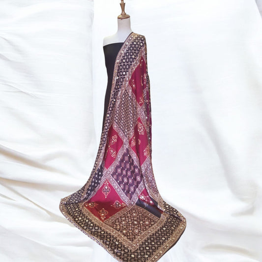 Ajrak Adorned