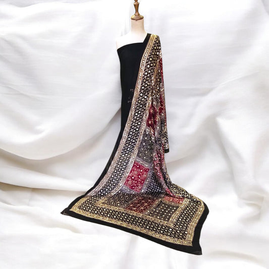 Ajrak Adorned