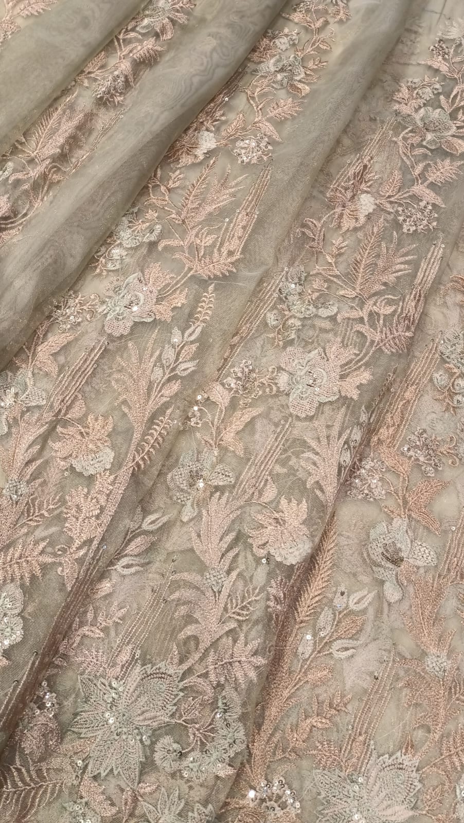 Embroidered Skirt Panels