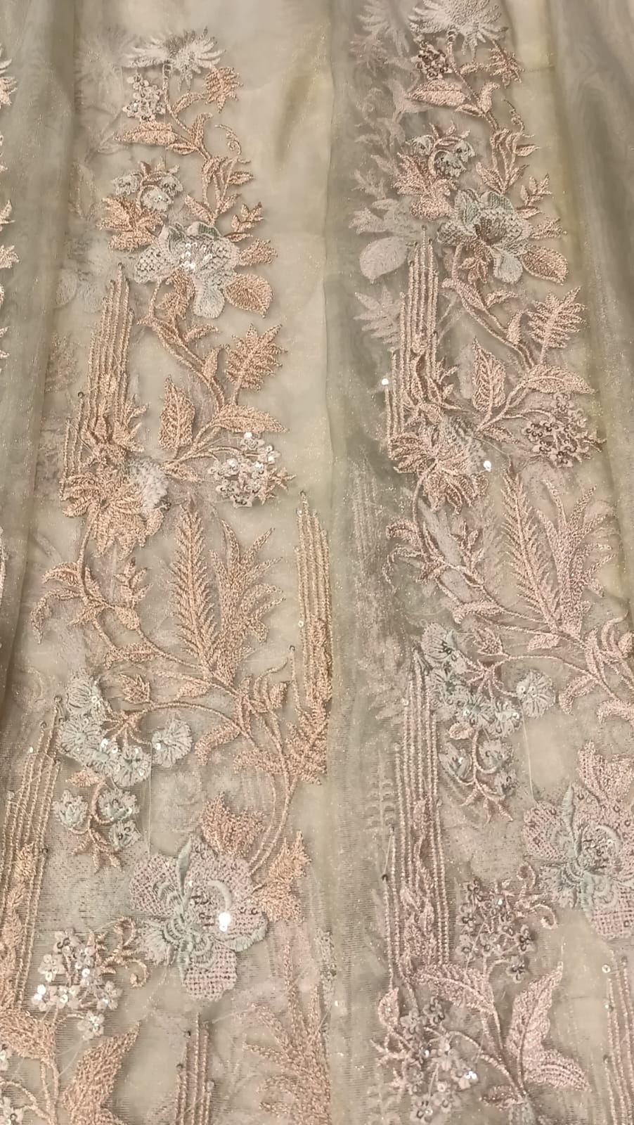 Embroidered Skirt Panels