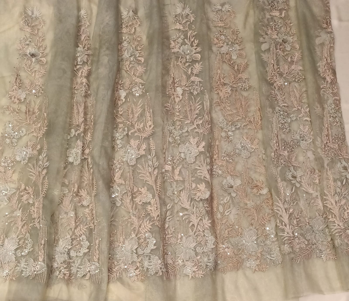 Embroidered Skirt Panels