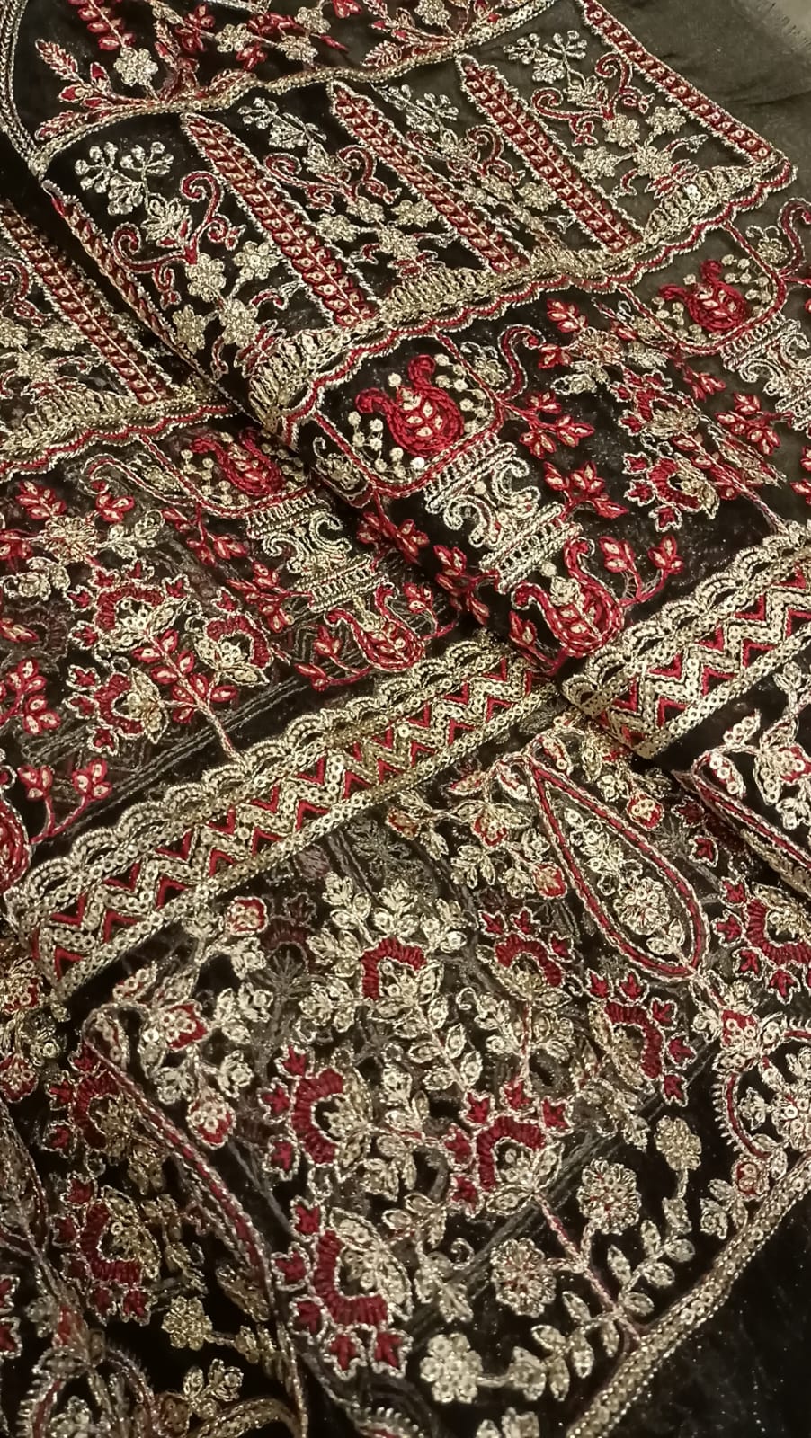 Embroidered Skirt Panels