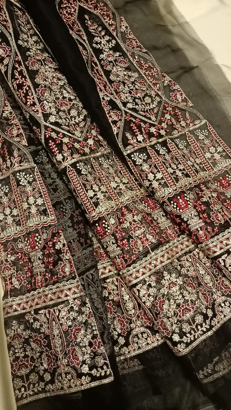 Embroidered Skirt Panels