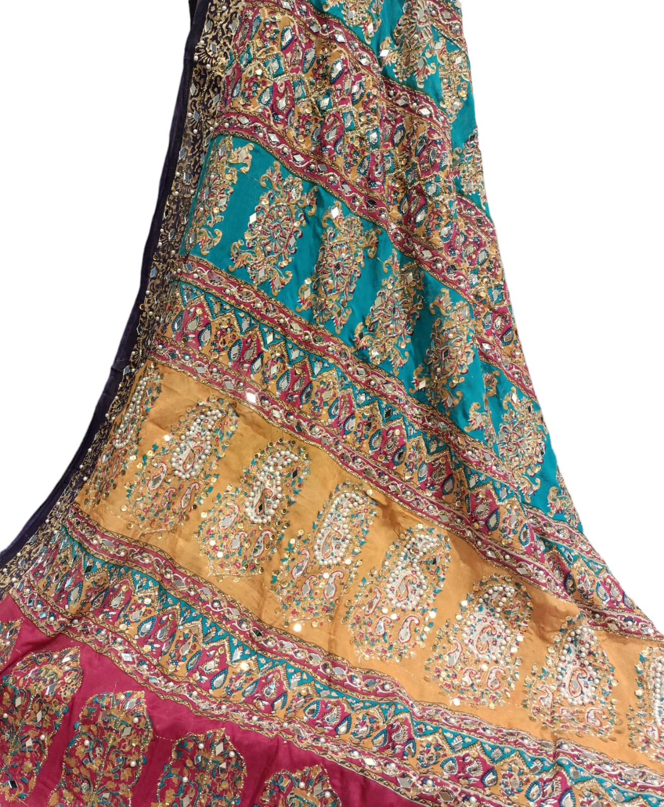 Aaina Embroidery Dupatta - SUNNY Embroidery Creations