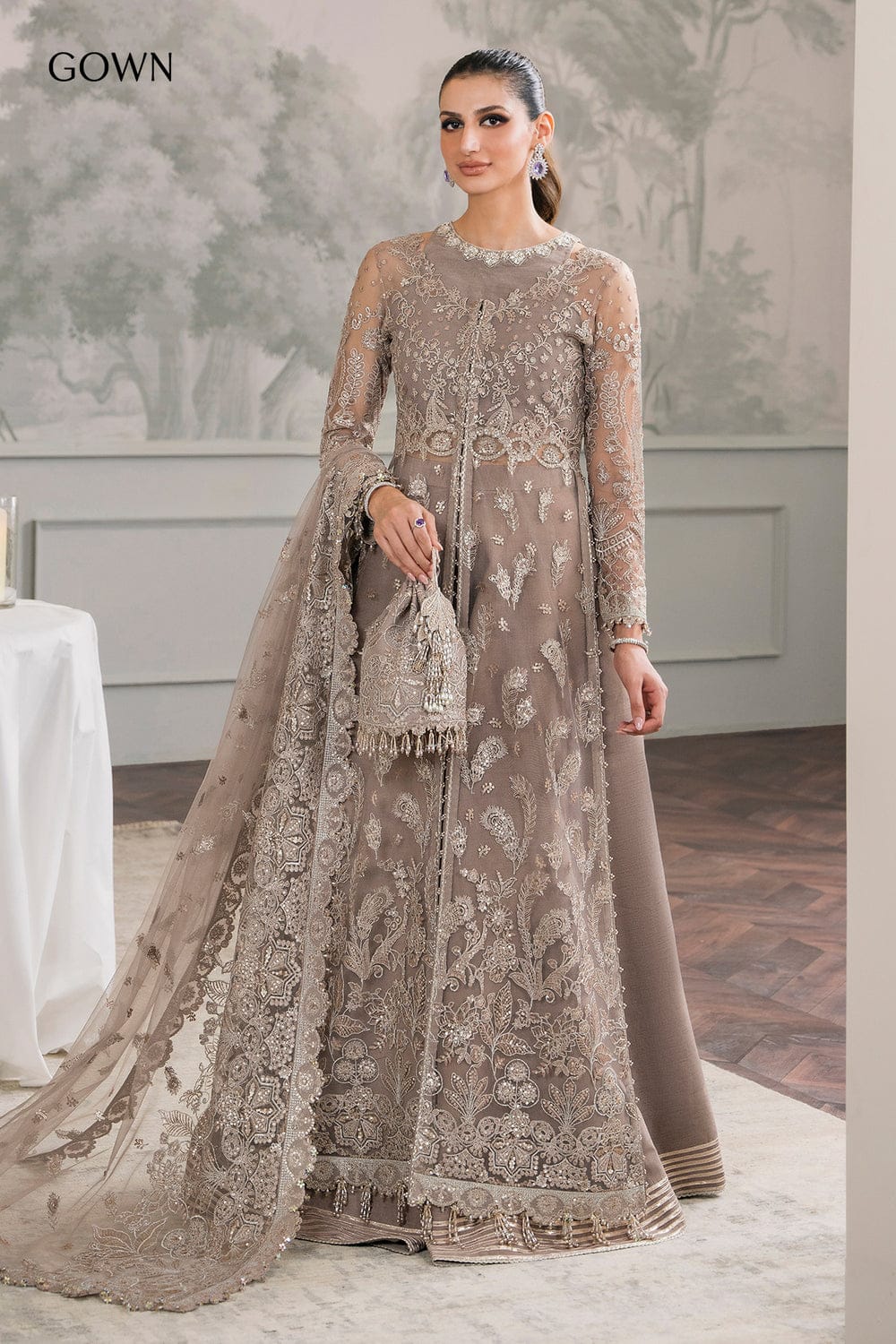 Warm Embrace Party Wear - SUNNY Embroidery Creations