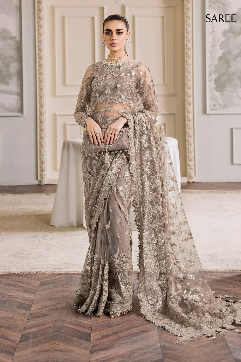 Warm Embrace Party Wear - SUNNY Embroidery Creations