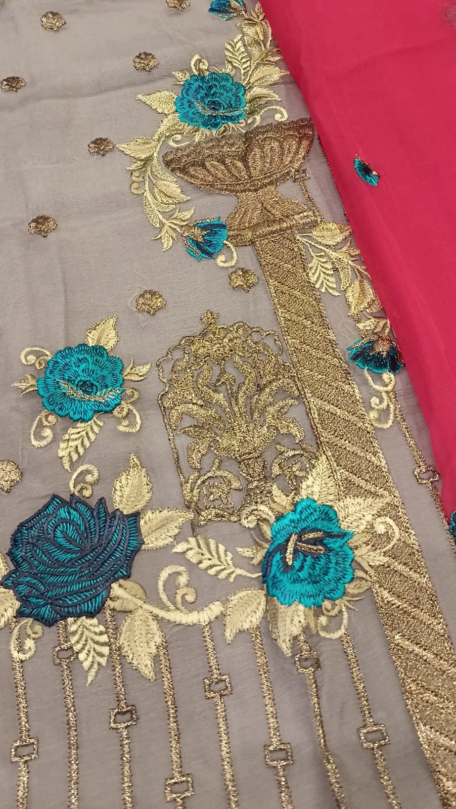 Luxury Party Wear Dress - SUNNY Embroidery Creations