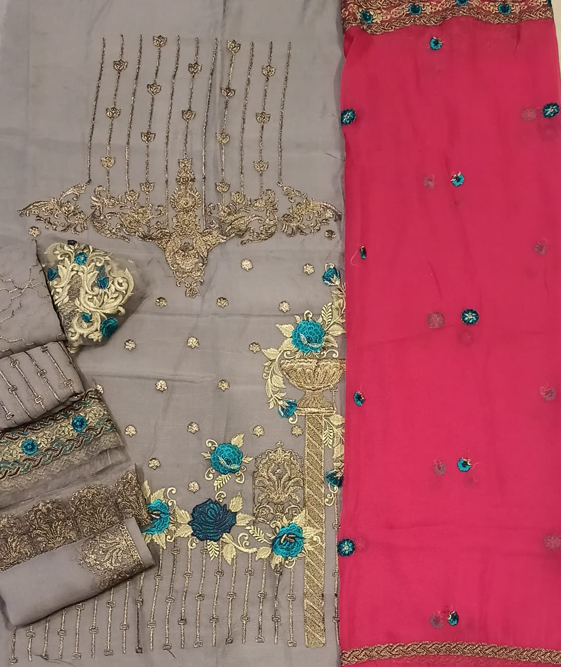 Luxury Party Wear Dress - SUNNY Embroidery Creations