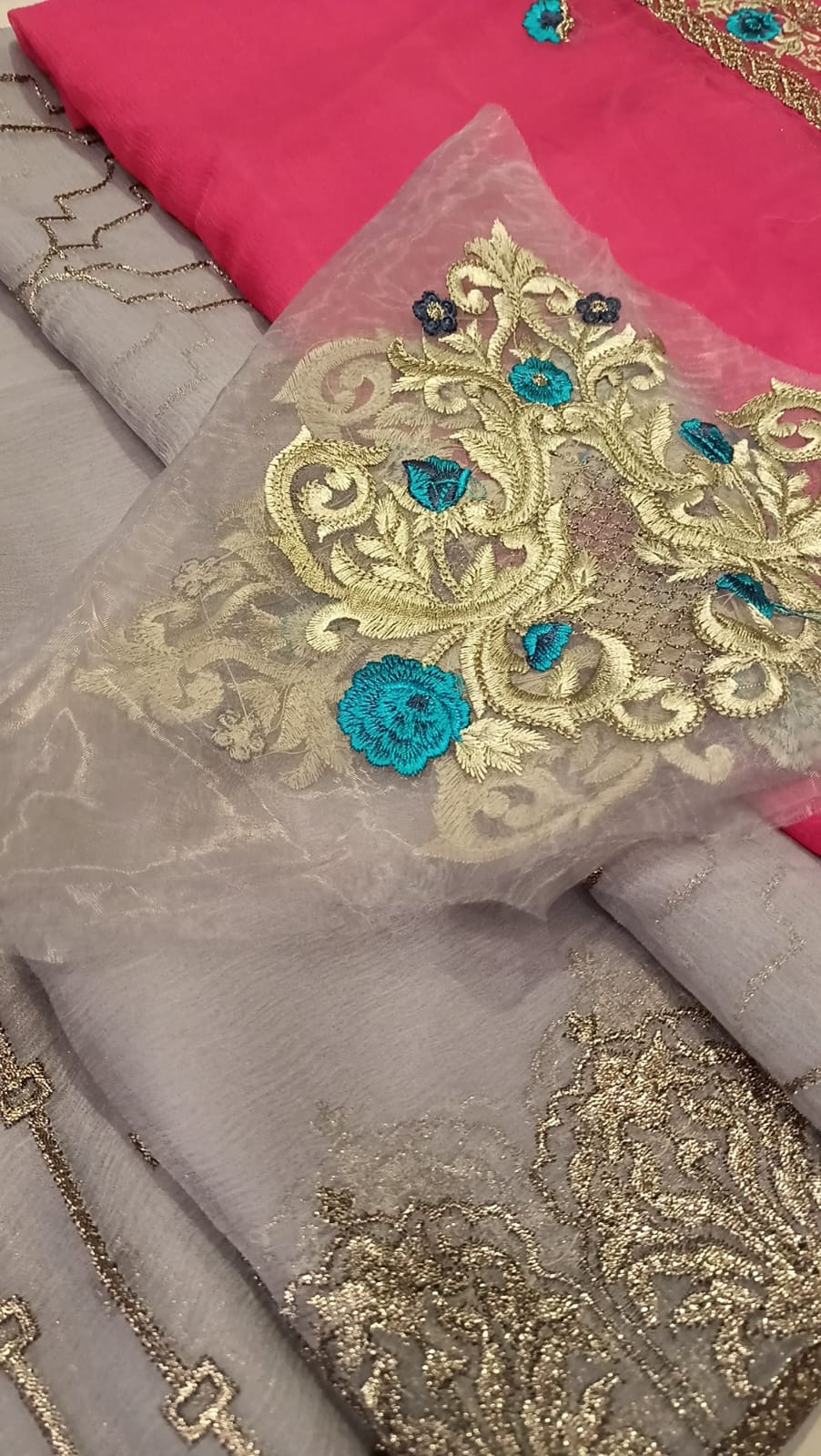 Luxury Party Wear Dress - SUNNY Embroidery Creations
