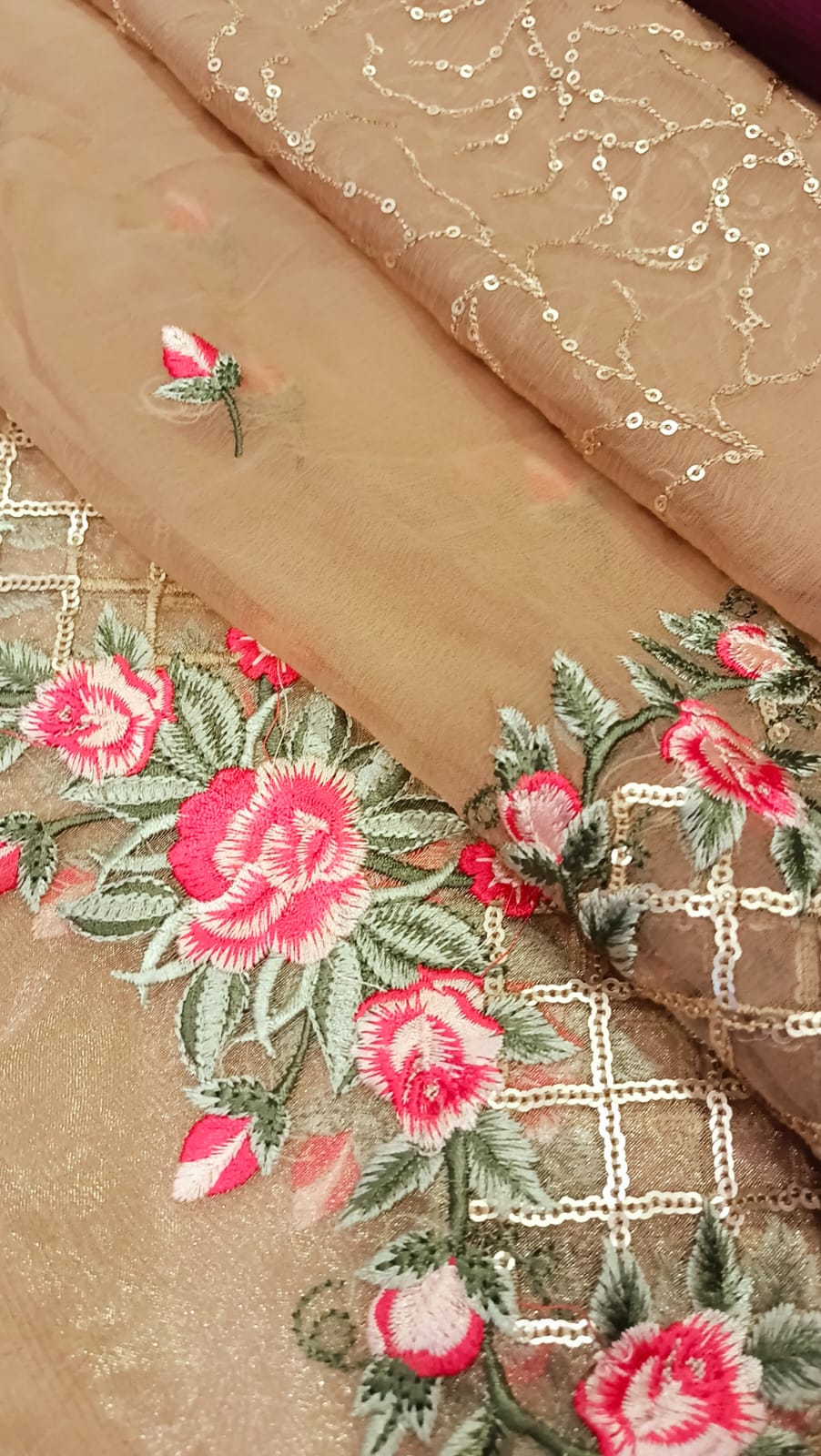 Luxury Party Wear Dress - SUNNY Embroidery Creations