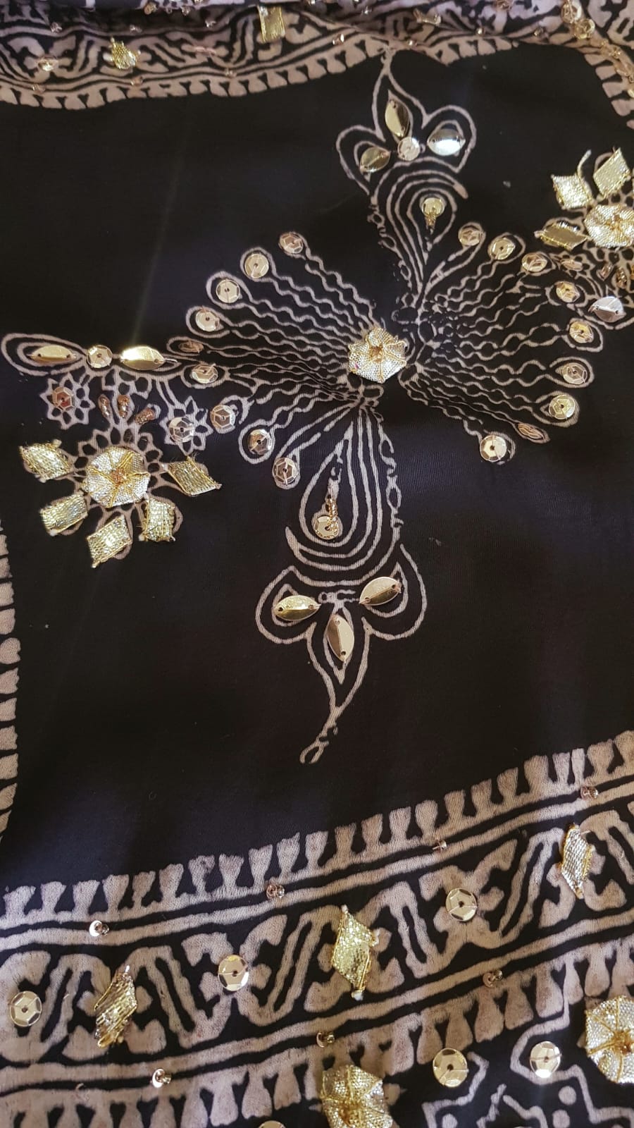 Ajrak Adorned