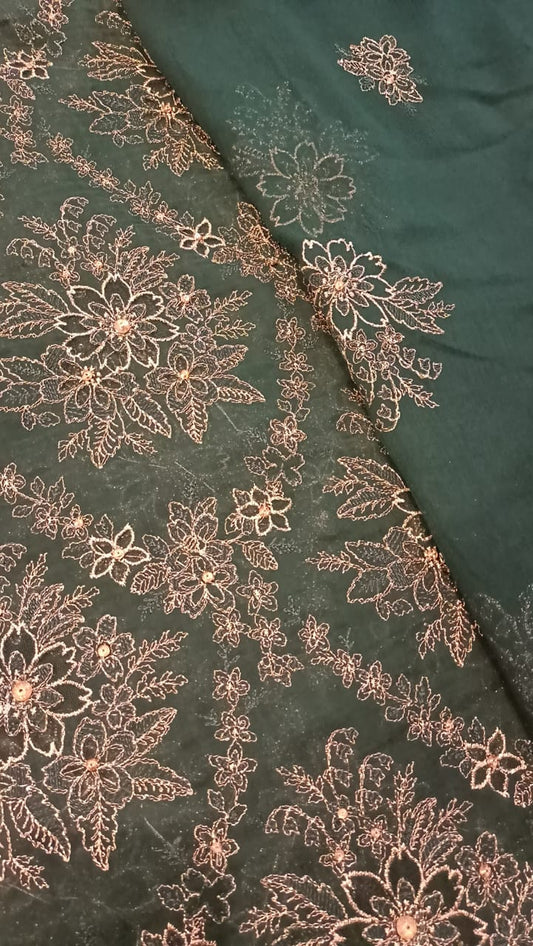 Green Haven Party Wear - SUNNY Embroidery Creations