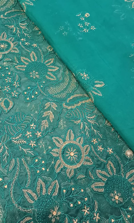 Cut Work Cove Party Wear - SUNNY Embroidery Creations