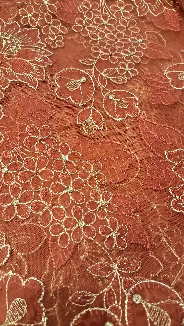 Rustic Elegance Party Wear - SUNNY Embroidery Creations