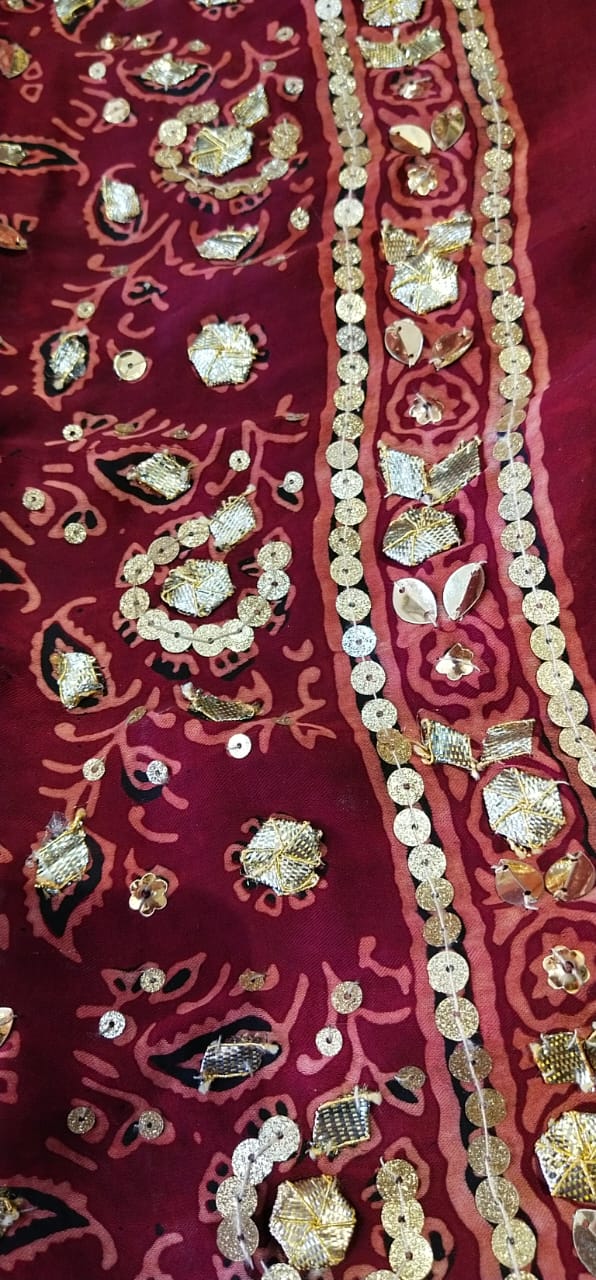 Ajrak Adorned