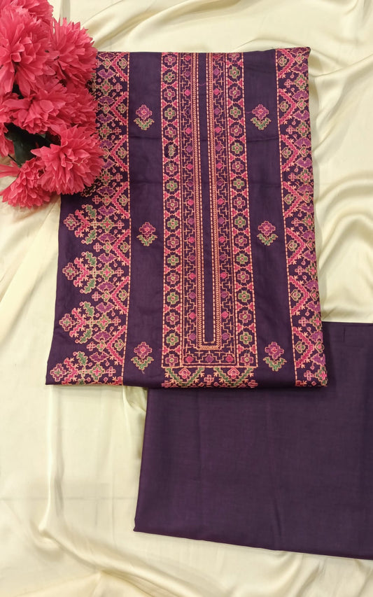 Embroidered Lawn 2PC By Sunny Embroidery