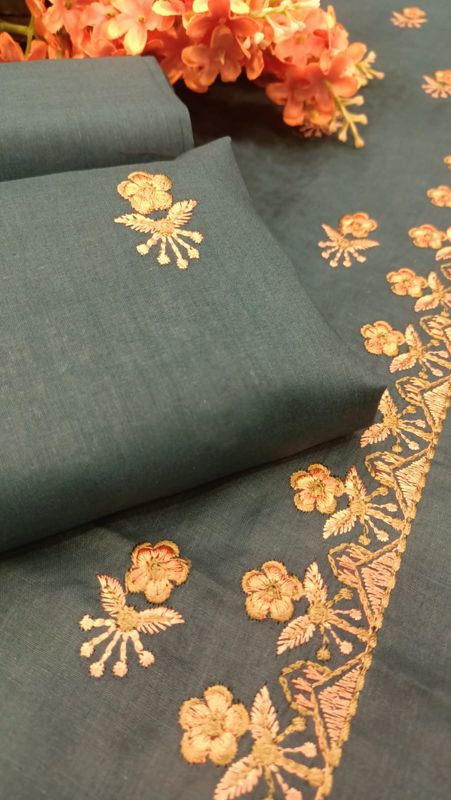 Embroidered Lawn 2PC By Sunny Embroidery