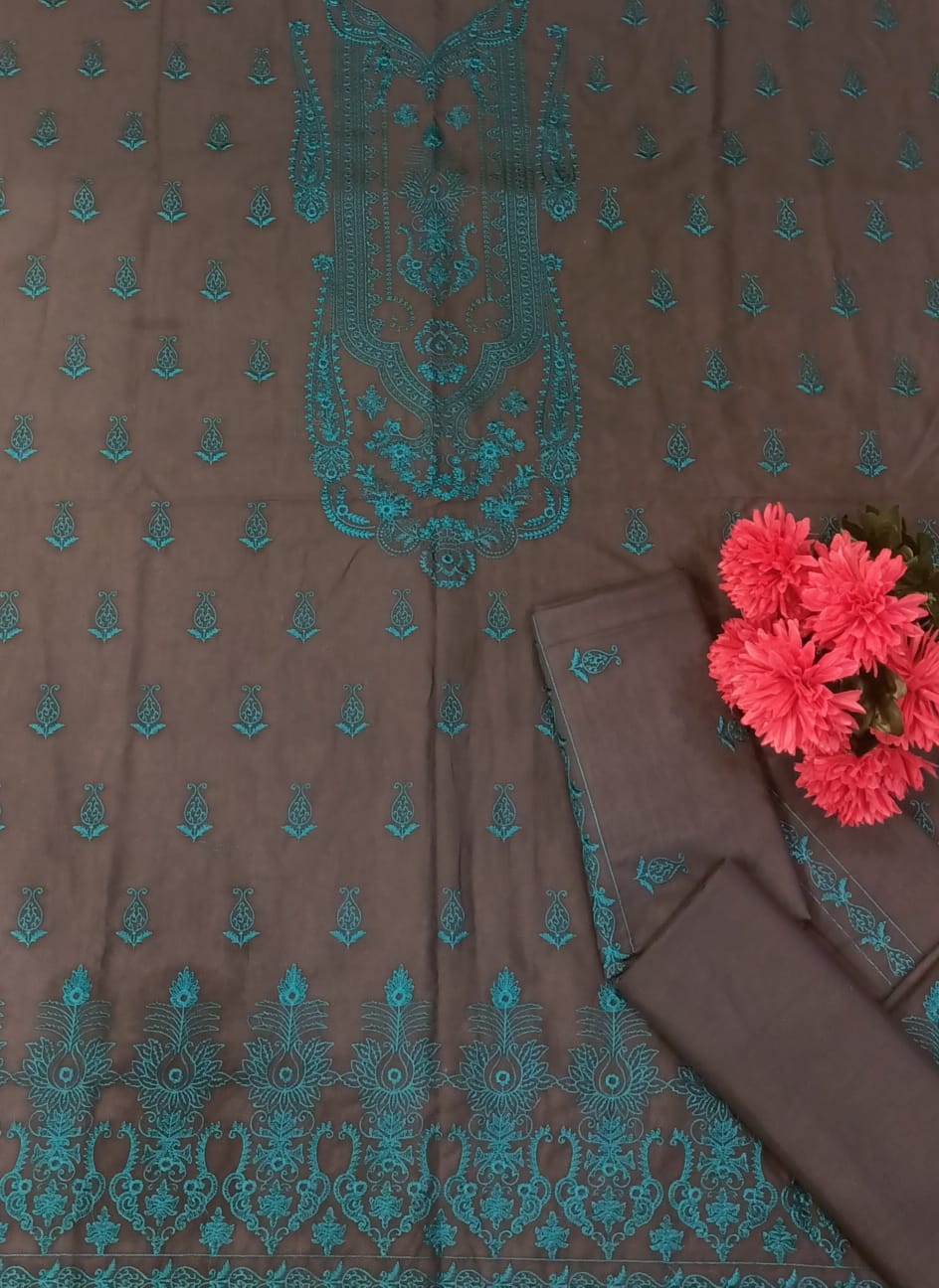 Embroidered Lawn 2PC By Sunny Embroidery