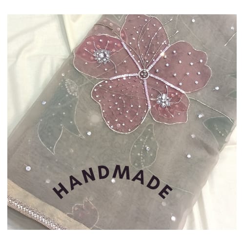 Hand Painted Embroidered Dupatta
